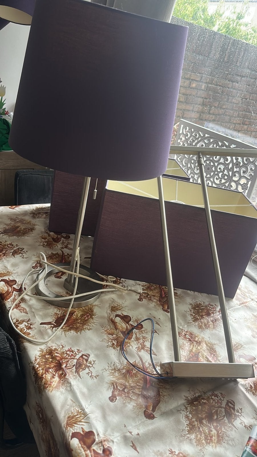 Lampen set paars, Ophalen, 200 cm of meer, E14 (klein), Zo goed als nieuw