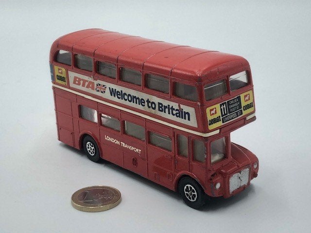 London Transport Routemaster Dubbeldekker, Corgi, Ophalen of Verzenden, Gebruikt, Bus of Vrachtwagen