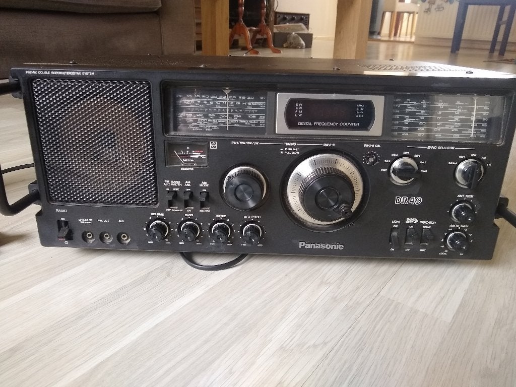 Panasonic DR49 radio ontvanger, Ophalen of Verzenden, Gebruikt, Wereldontvanger