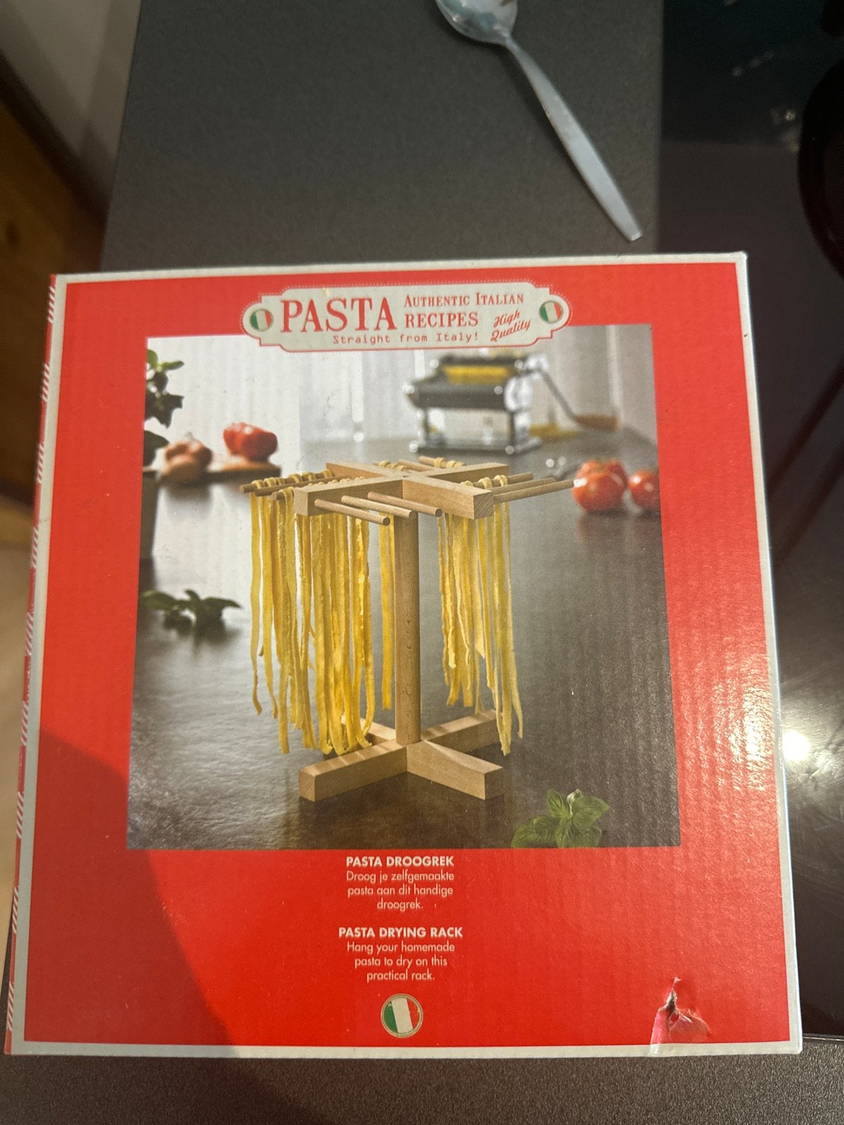 Handig Pasta Droogrek voor Zelfgemaakte Pasta, Overige typen, Ophalen, Nieuw, Hout