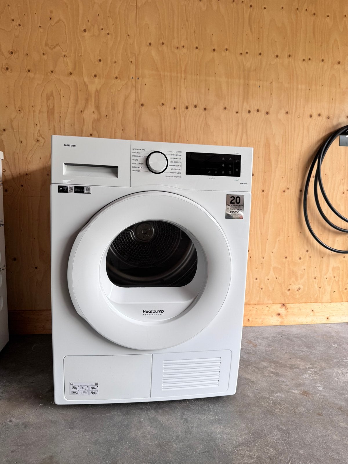 Wasdroger Samsung Warmtepomp, Ophalen, Gebruikt, 8 tot 10 kg, Energieklasse A of zuiniger