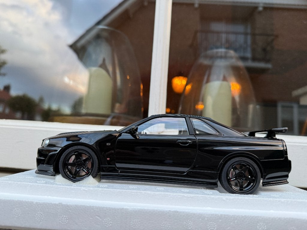 1:18 Nissan Skyline R34 GT-R Nismo Z-Tune zwart Autoart, Auto, Autoart, Nieuw, Ophalen of Verzenden