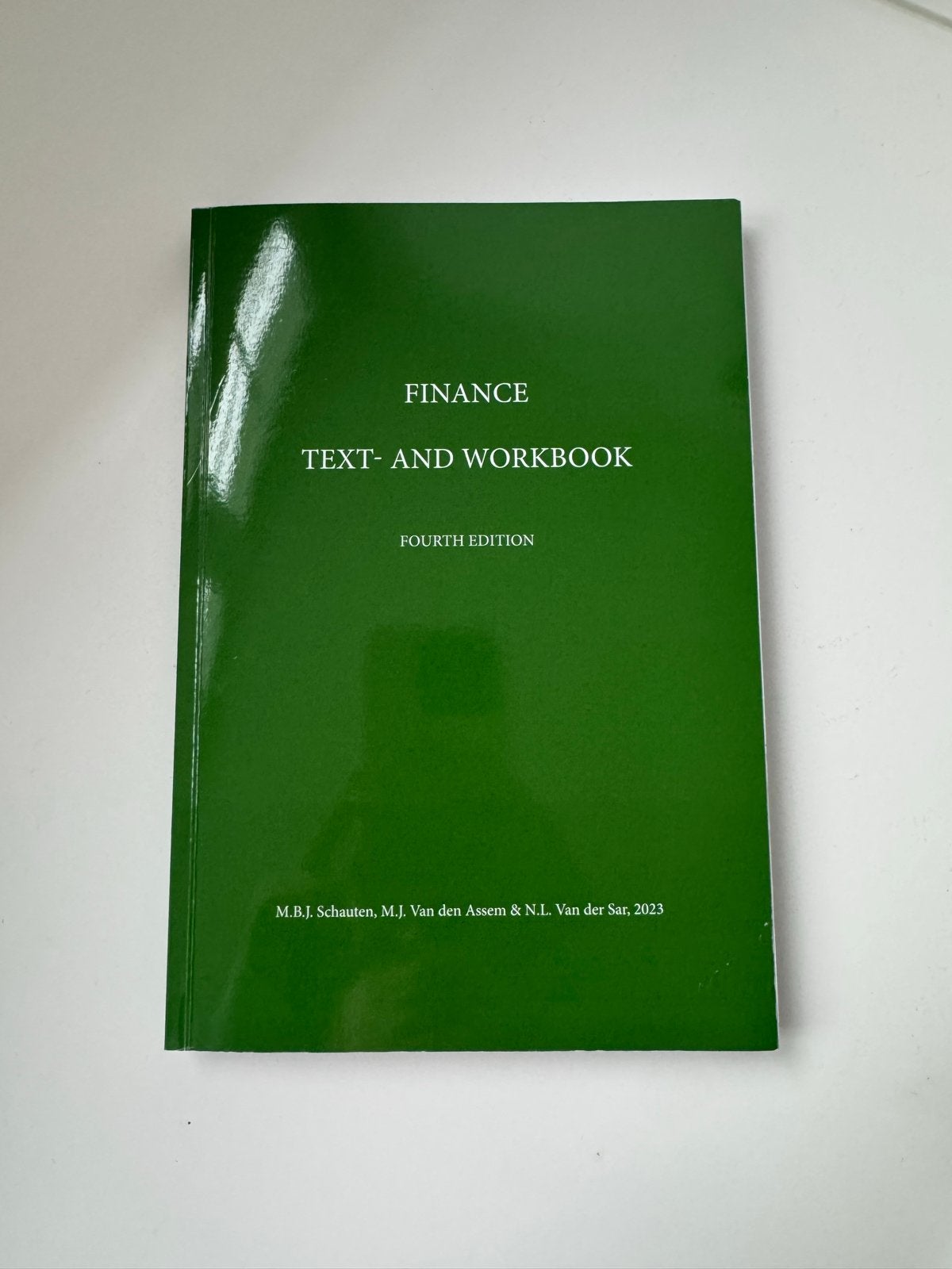 Finance Text- and Workbook - Fourth Edition, Ophalen of Verzenden, Gamma, Zo goed als nieuw, HBO