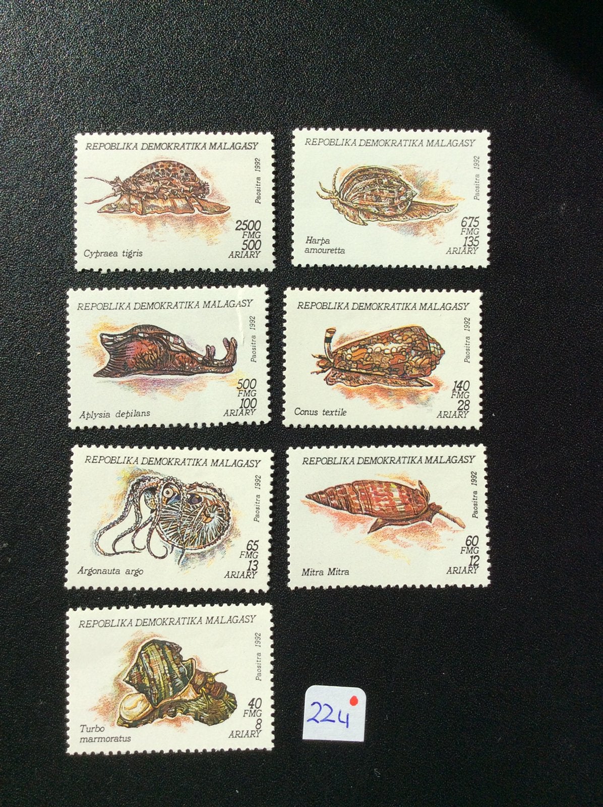 Madagascar postzegels 1992 pfr Mi 1416/22, Ophalen of Verzenden, Overige landen, Postfris