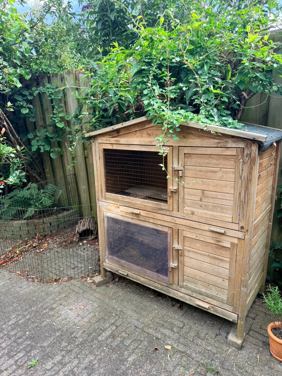 Cavia of konijnen hok, Dieren en Toebehoren, Knaagdieren en Konijnen | Hokken en Kooien, Ophalen, 90 cm of meer, Hok, Cavia