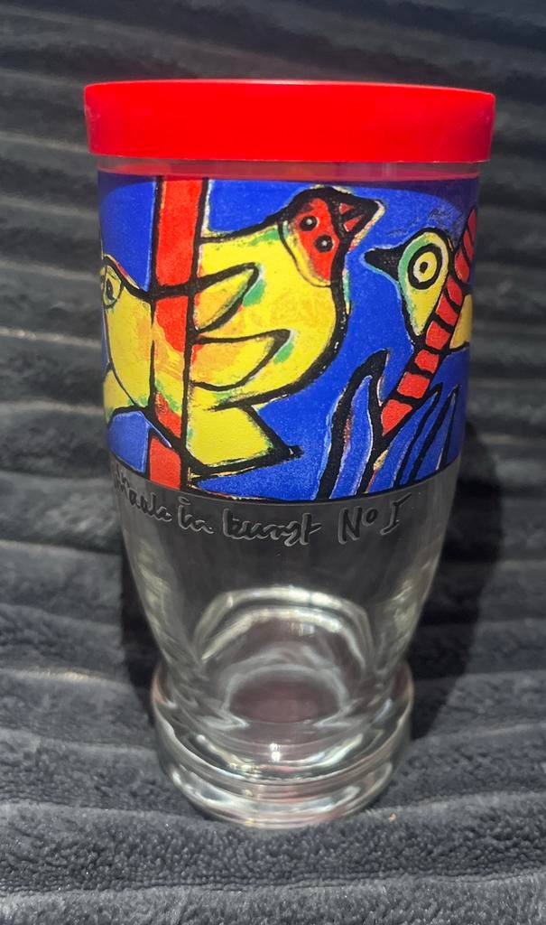 Corneille glas - La Femme et La Fête 2002, Antiek en Kunst, Ophalen of Verzenden