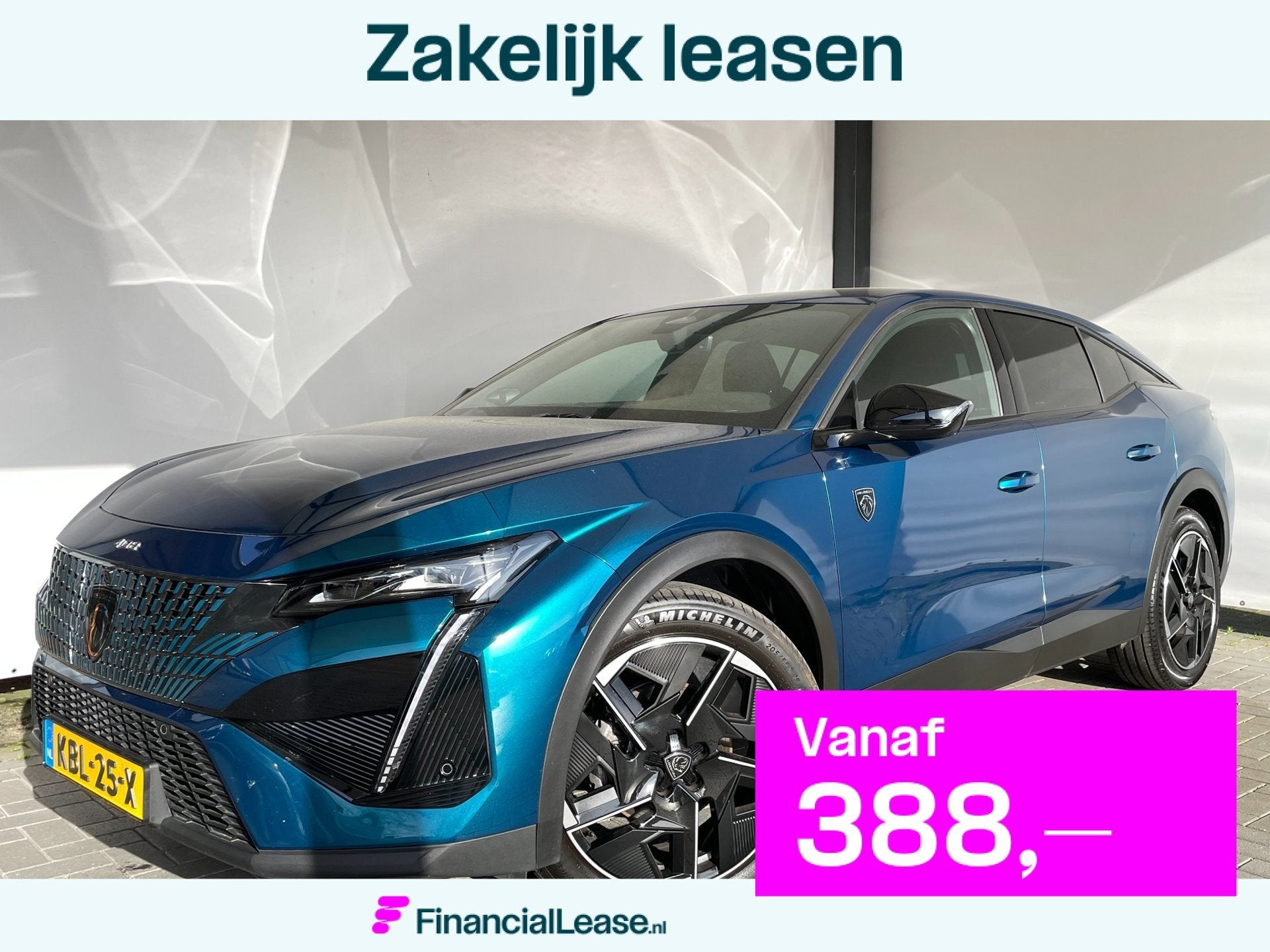 Peugeot 408 1.2 PureTech GT 130 EAT8|Nieuwstaat|FOCAL-Audio|, Gebruikt, 1199 cc, Blauw, Alcantara