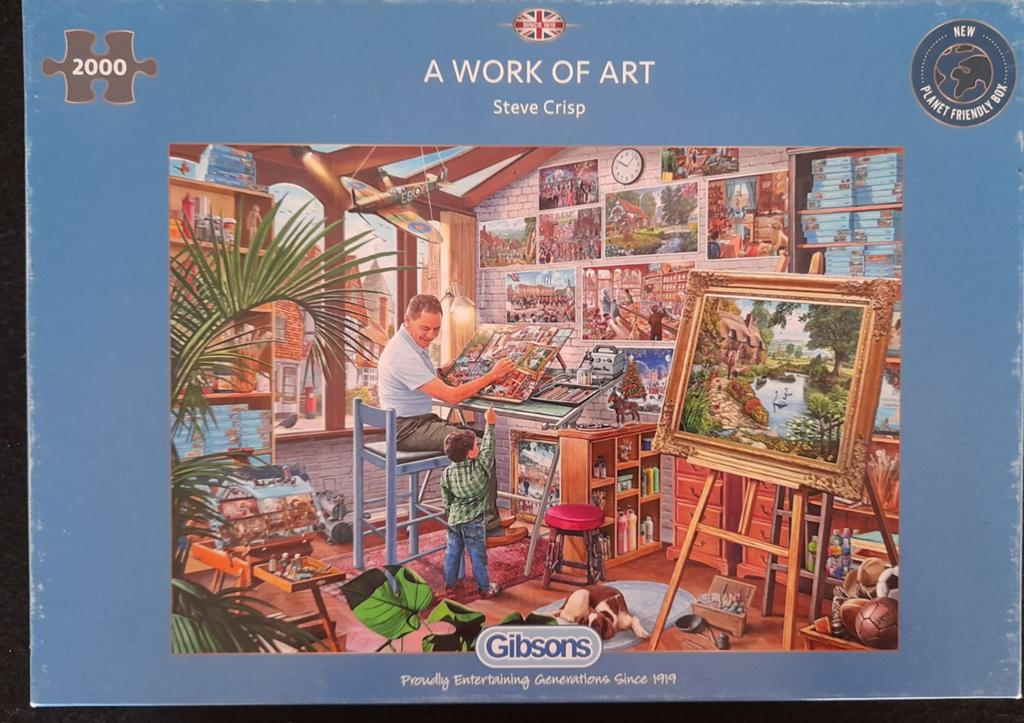 Puzzel Gibsons A work of art 2.000 stukjes, Ophalen of Verzenden
