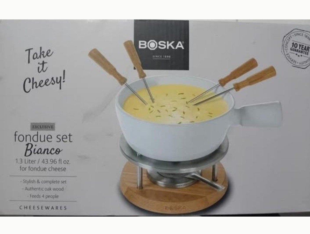 Boska Kaasfondueset Bianco voor 4 Personen.  Nieuw!, Ophalen, Nieuw, Fondueset