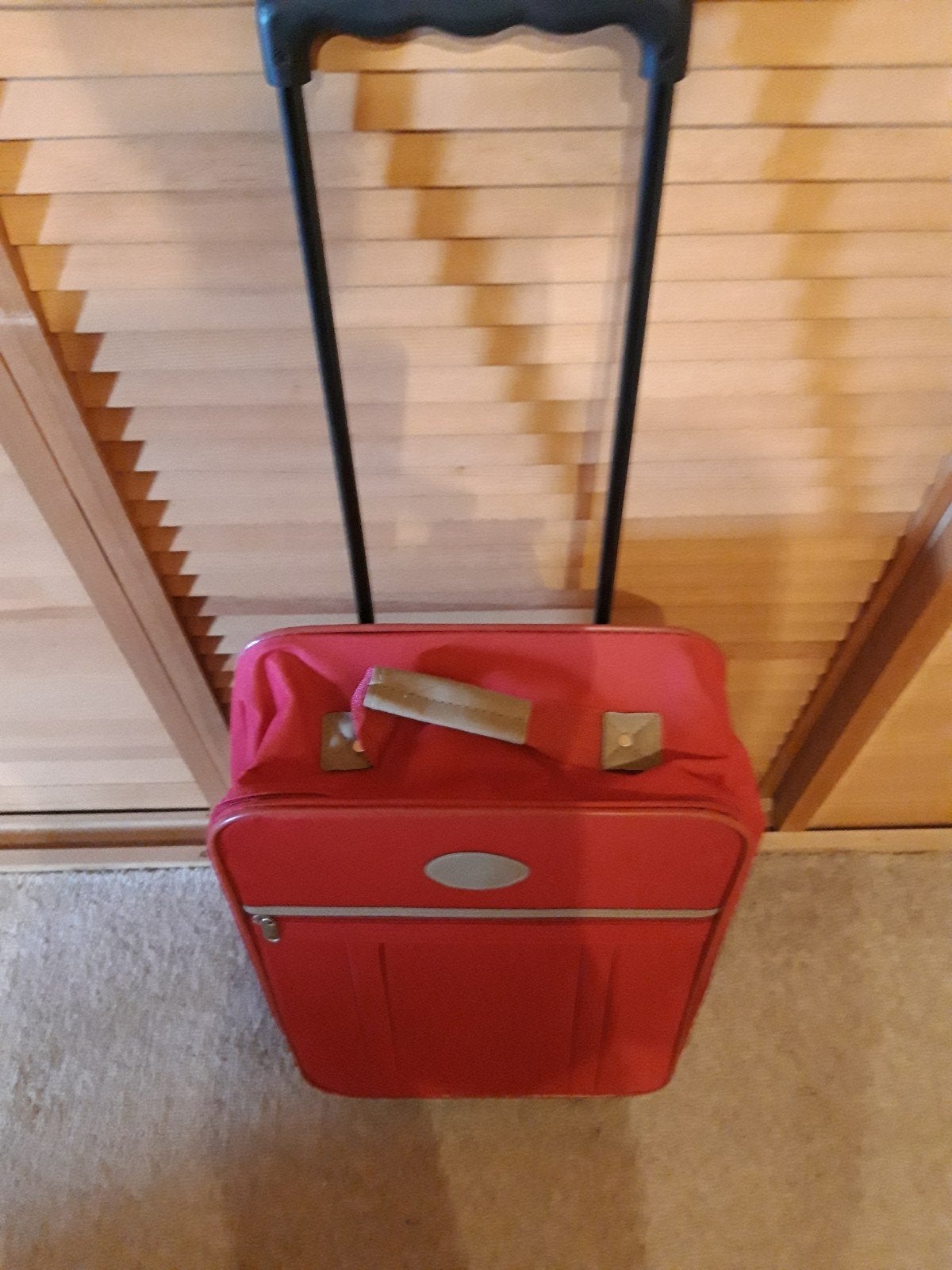 Trolly met 2 tasjes op wieltjes bieden, Ophalen, Nieuw, Hard kunststof, Wieltjes