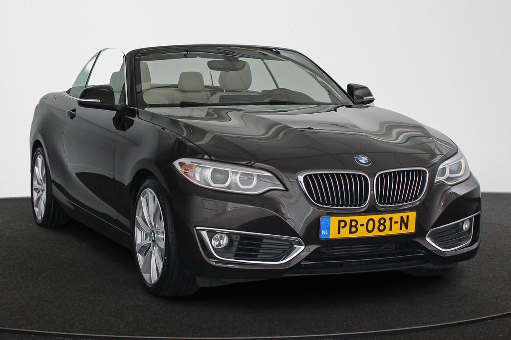 BMW 2-serie Cabrio 218i High Executive Luxury Line Stoelverw, Auto's, BMW, Automaat, Gebruikt, Euro 6, 4 stoelen