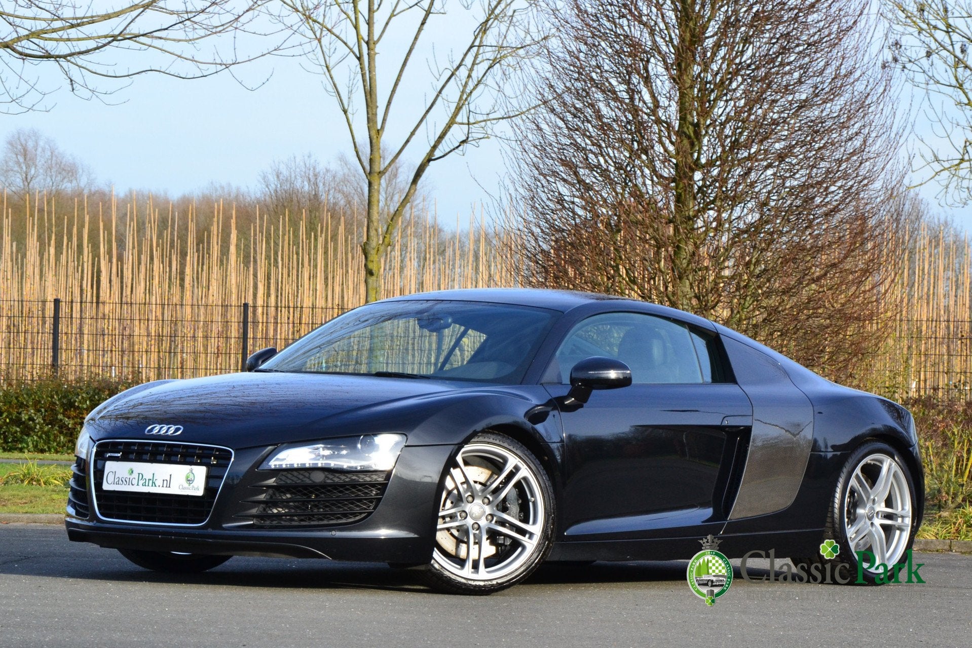Audi R8 4.2 V8 FSI (bj 2008, automaat), Auto's, Automaat, Automatische klimaatregeling, Zwart, Leder