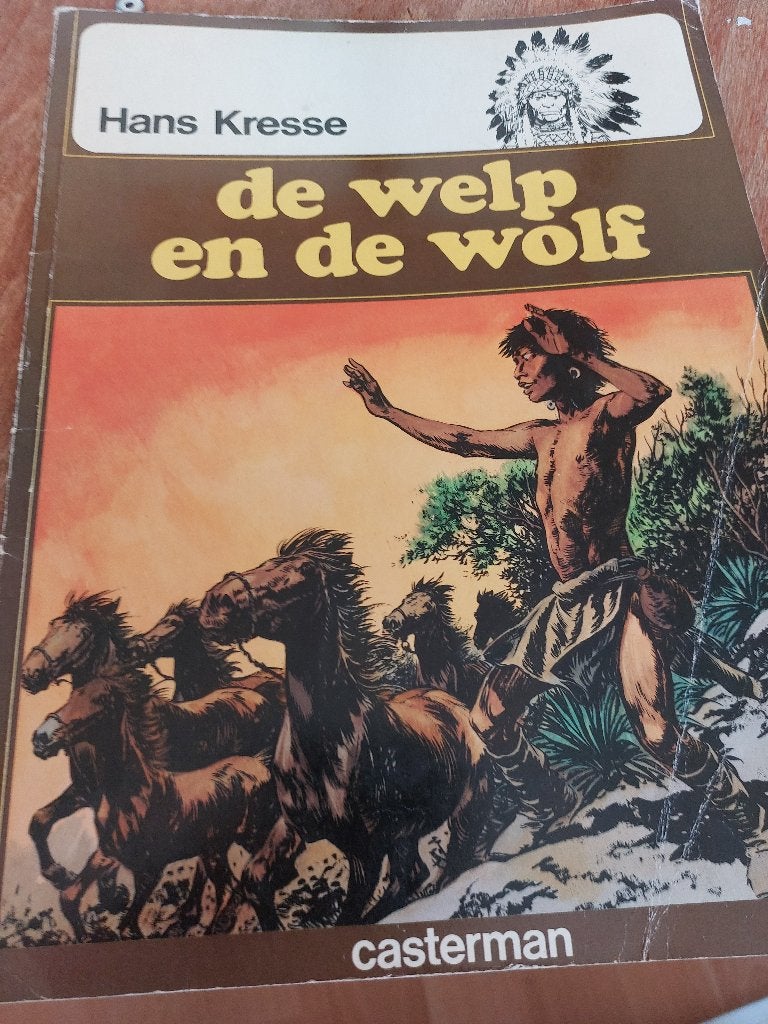 Hans Kresse, de welp en de wolf, Eén stripboek, Ophalen of Verzenden