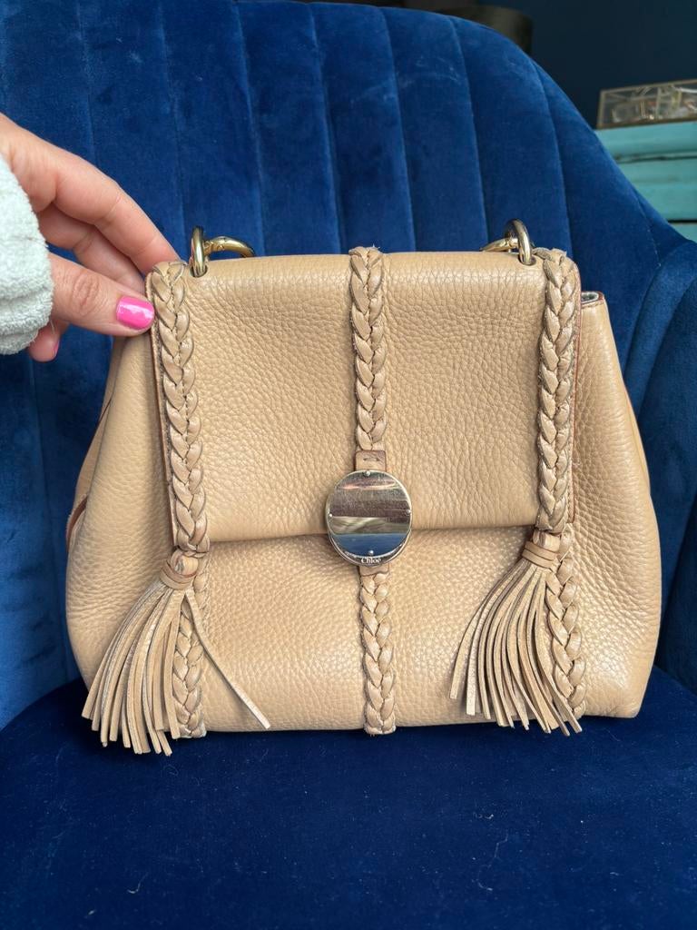Prachtige tas Chloé Penelope, Sieraden, Tassen en Uiterlijk, Tassen | Damestassen, Ophalen of Verzenden, Zo goed als nieuw, Beige