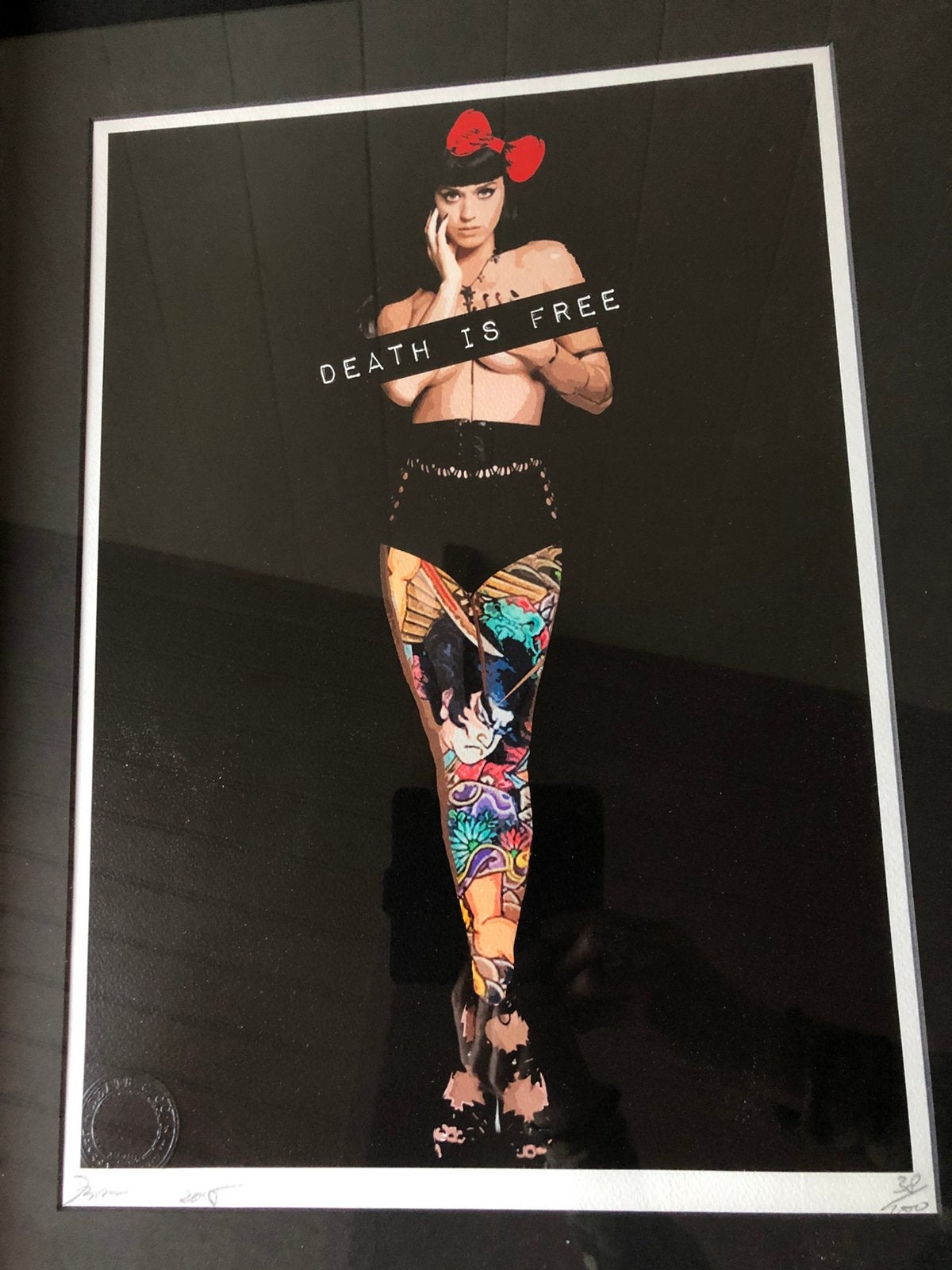Death NYC litho 2 x, Antiek en Kunst, Ophalen