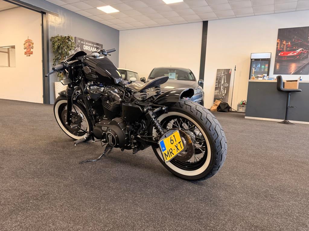 Harley Davidson Sportster 1200 uit 2013 Unieke Custom Bobber, Motoren, 2 cilinders, Meer dan 35 kW, Handgeschakeld, Chopper