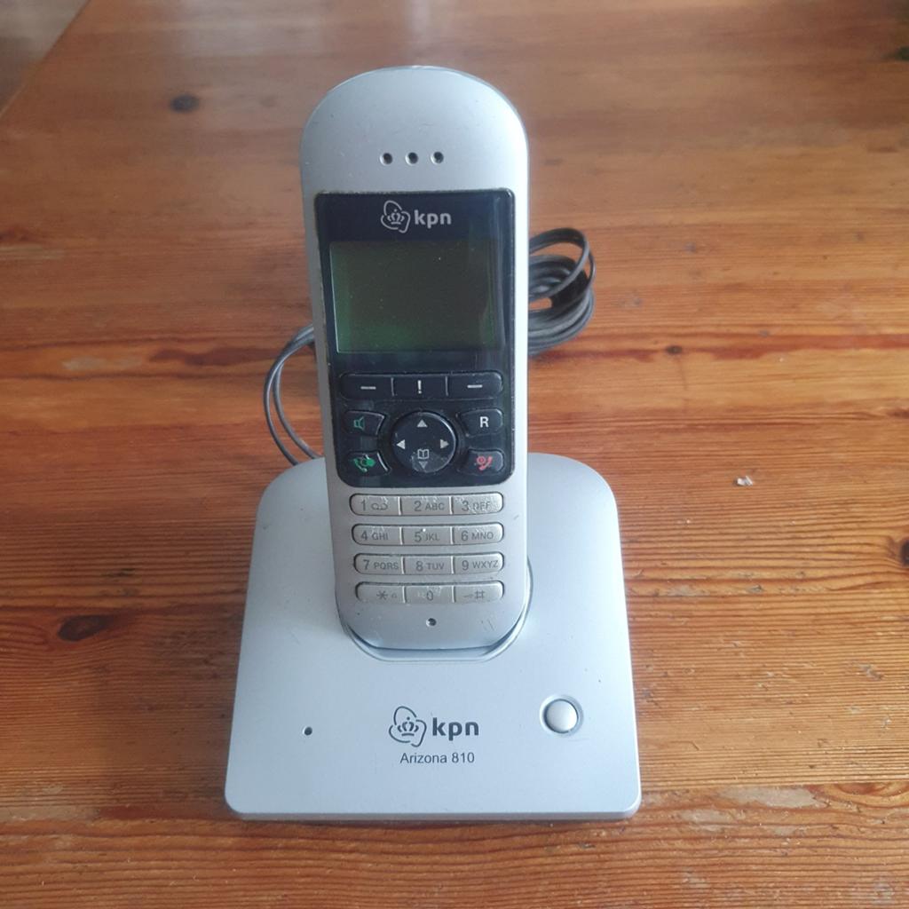 DECT TELEFOON  KPN  ARIZONA 810, Ophalen of Verzenden, Gebruikt, 1 handset, Stralingsarm