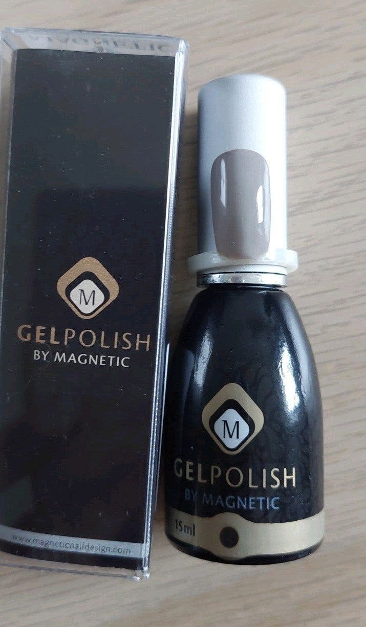 Magnetic gelpolish Warm Grey 103305, Ophalen of Verzenden, Zo goed als nieuw, Handen en Nagels, Grijs