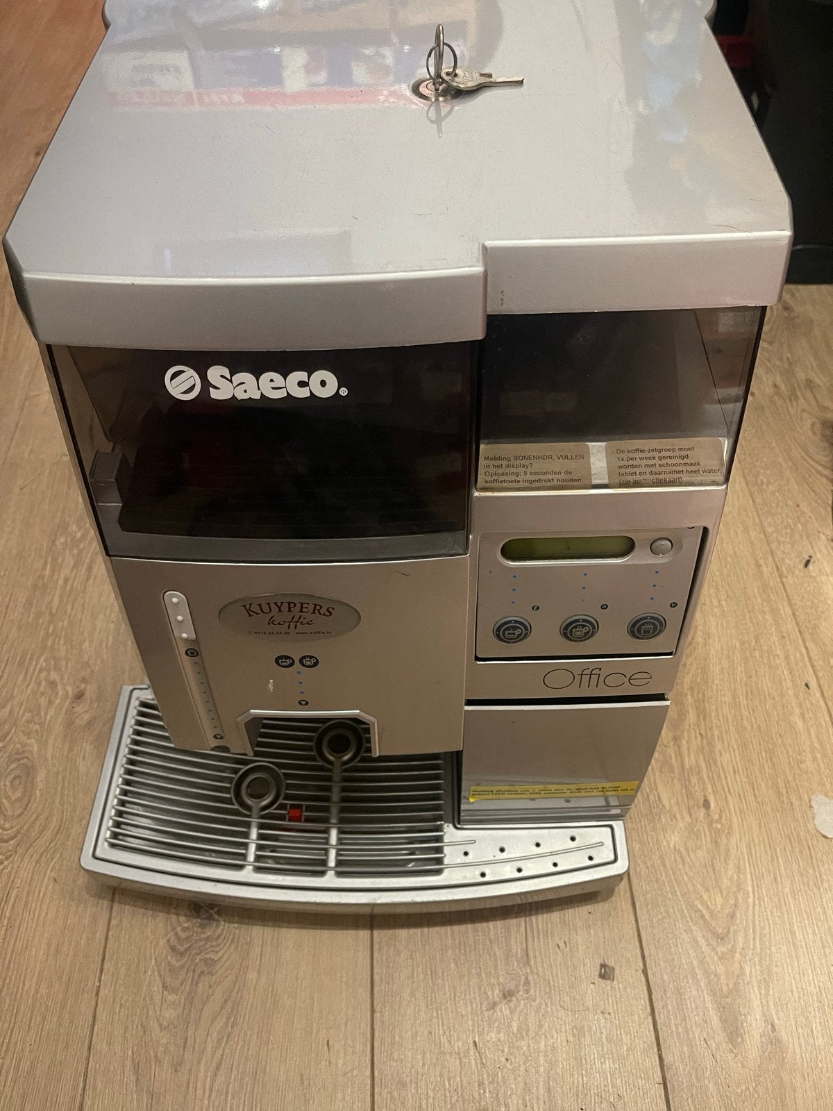 Saeco Kuypers Office Koffiemachine - Werking onbekend, Witgoed en Apparatuur, Koffiezetapparaten, Ophalen, 10 kopjes of meer, Koffiemachine