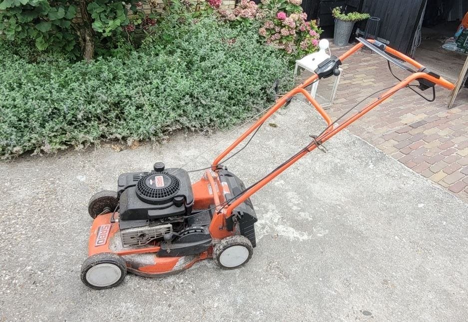 Grasmaaier, Tuin en Terras, Cirkelmaaier, Gebruikt, Benzine-grasmaaier, 40 t/m 49 cm