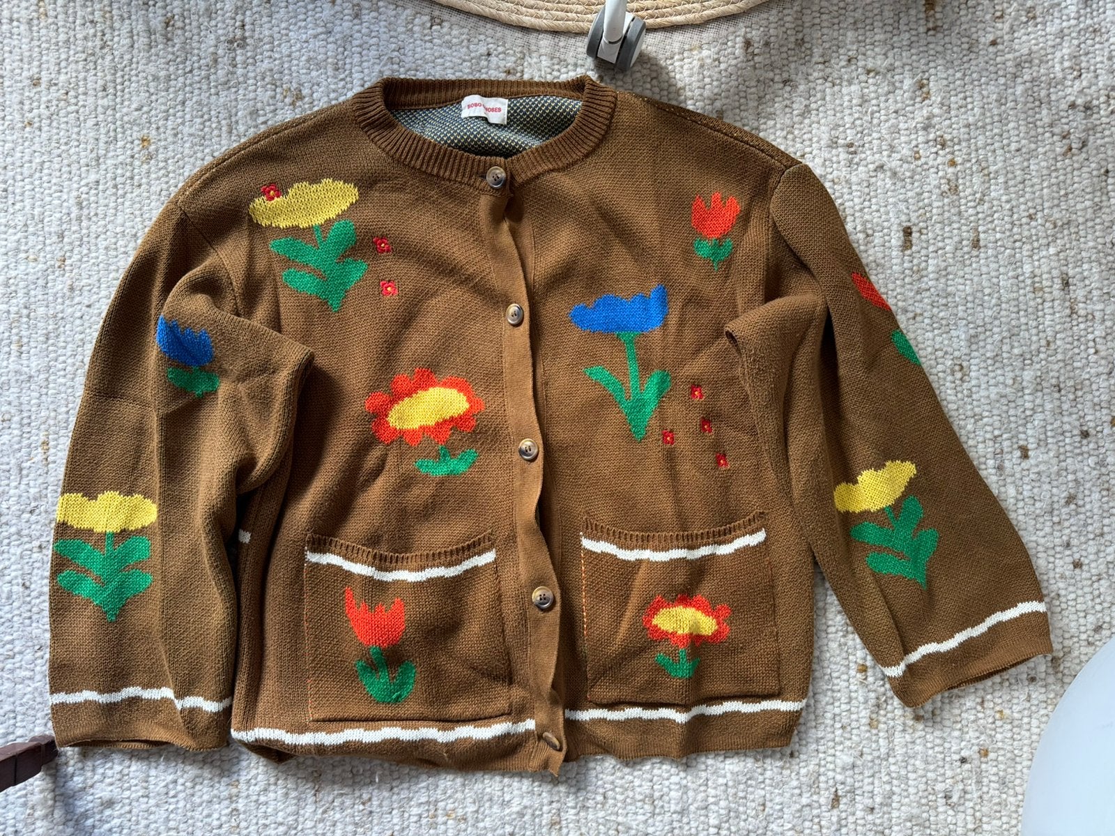 Bobo Choses - vest met bloemen 100% katoen, XL, Kleding | Dames, Ophalen of Verzenden, Zo goed als nieuw, Maat 46/48 (XL) of groter