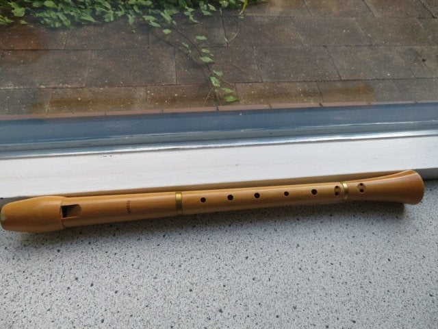 Blank houten altblokfluit merk MOECK meet ca 48 cm, Muziek en Instrumenten, Blaasinstrumenten | Blokfluiten, Ophalen of Verzenden