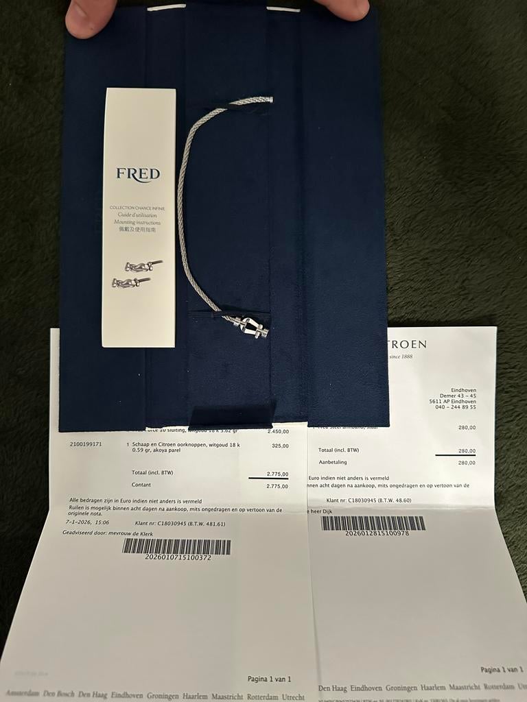Fred Force 10 Armband Maat 18, Computers en Software, Android Tablets, Zo goed als nieuw, 10 inch, 64 GB, Ophalen of Verzenden