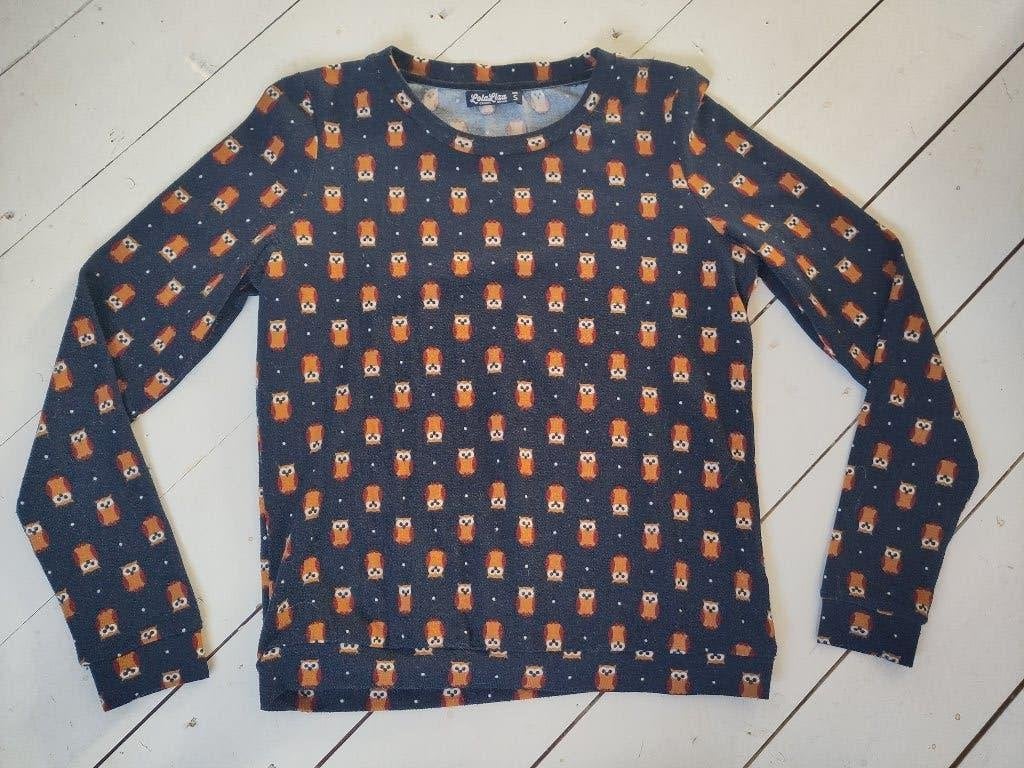 Lola Liza trui met uilen, maat S, Kleding | Dames, Blauw, Ophalen of Verzenden, Zo goed als nieuw, Maat 36 (S)
