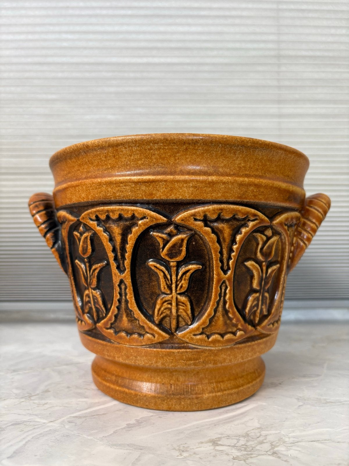 Vintage West Germany bloempot 5300/18, Ophalen of Verzenden