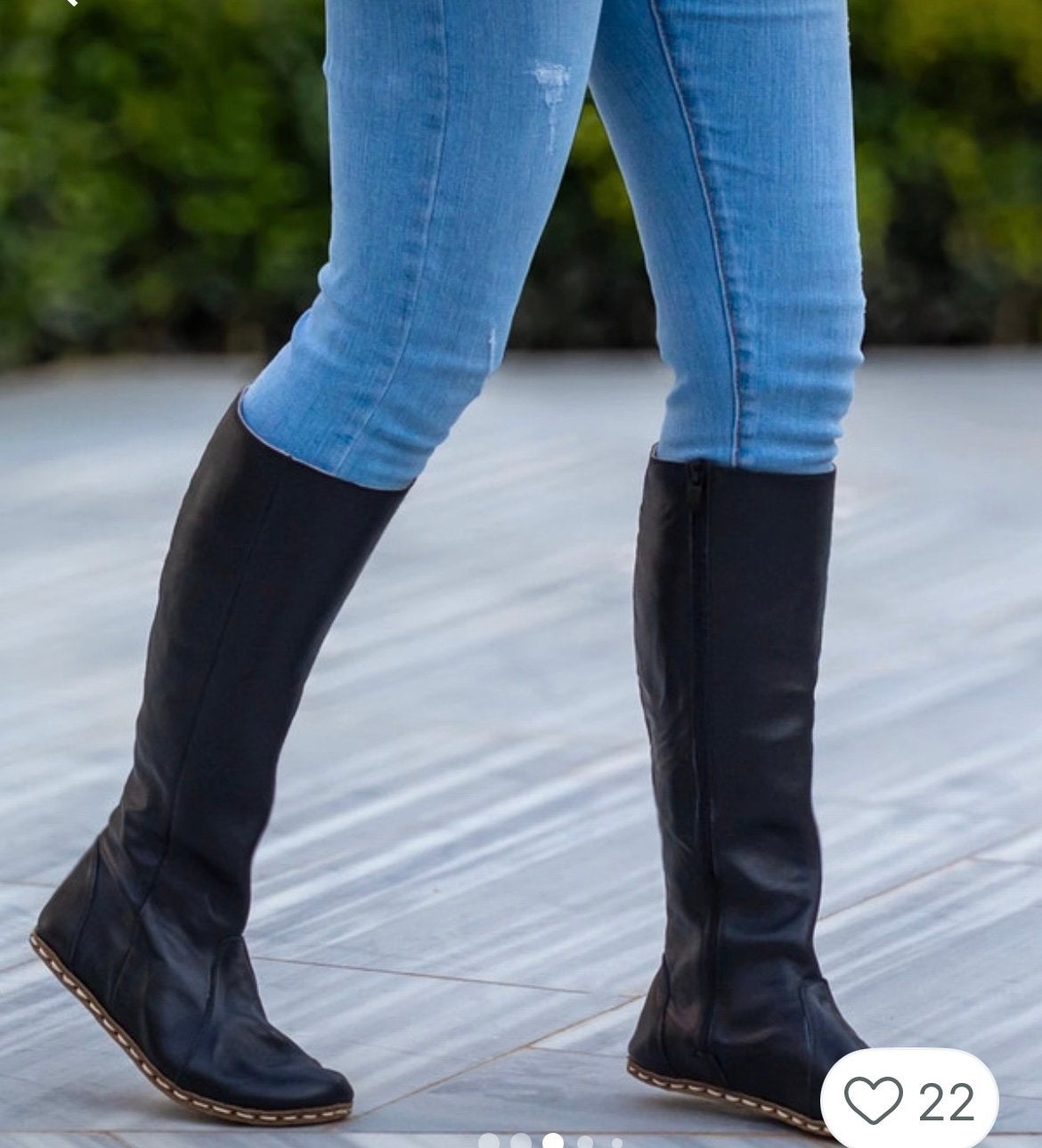 Barefoot laarzen maat 38/39, Ophalen of Verzenden, Zo goed als nieuw, Zwart, Hoge laarzen
