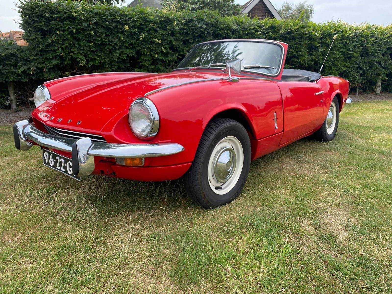 1968 Triumph Spitfire 1500 uniek Soft Top Personenauto, Auto's, Triumph, 1296 cc, 83 pk, 735 kg, Gebruikt