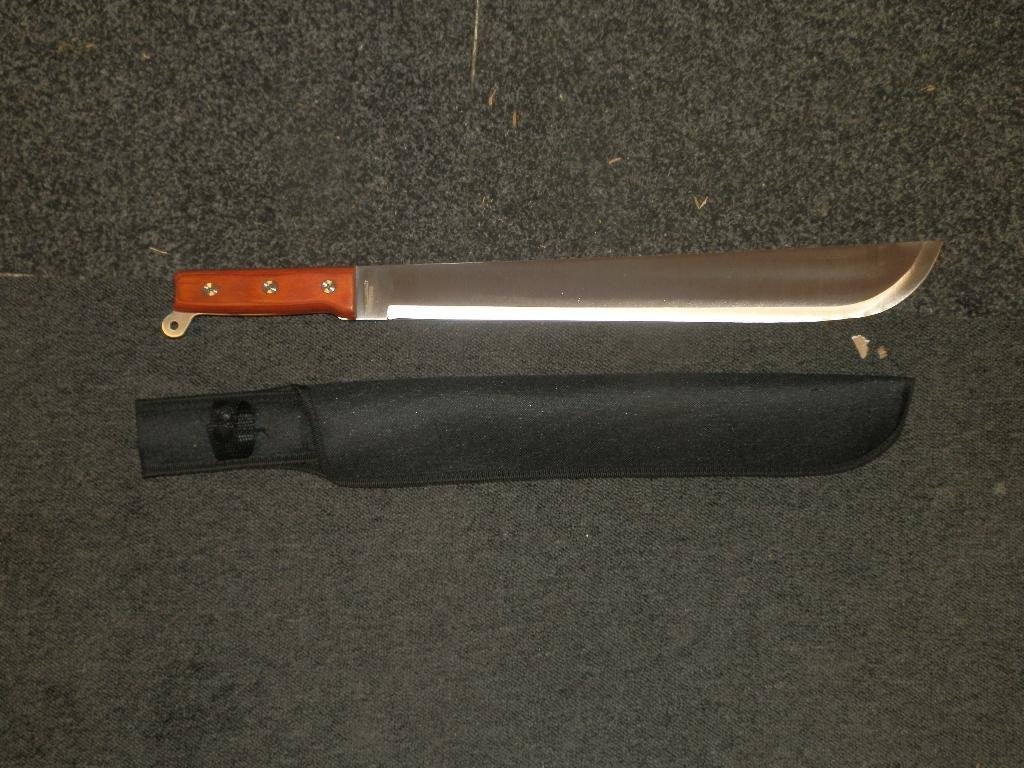 Machete filmreproductie brown ., Ophalen of Verzenden, Overige soorten, Overige gebieden, Zwaard of Sabel