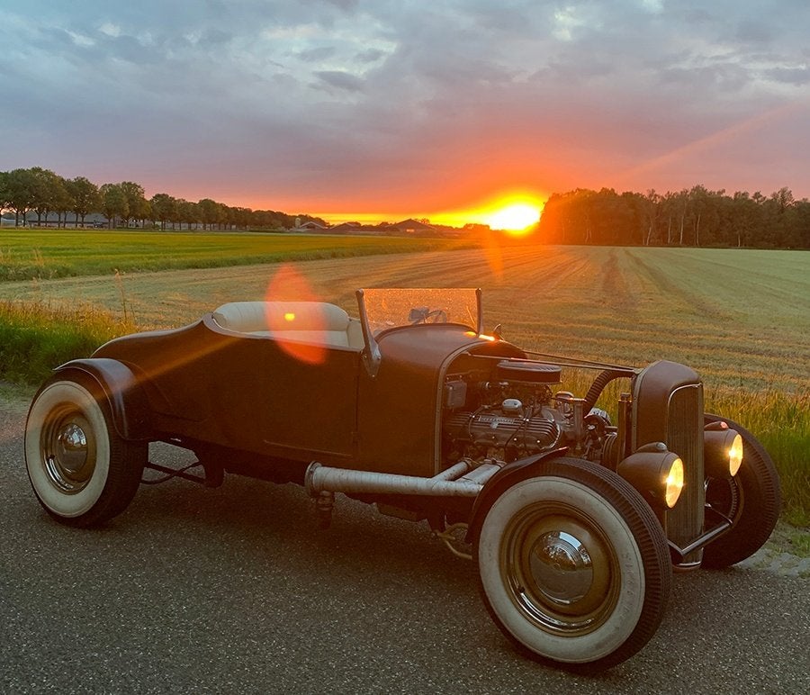 1930 Ford Hot Rod Roadster Staal NL Kenteken hotrod cabrio, Automaat, Particulier, Ford USA, Bruin