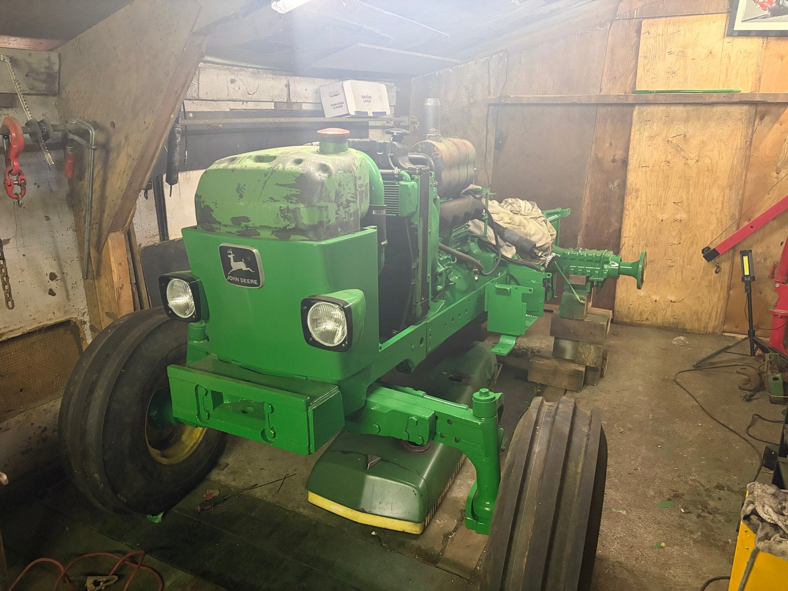 John Deere tractor in onderdelen - Restauratieproject, Ophalen, Gebruikt, John Deere