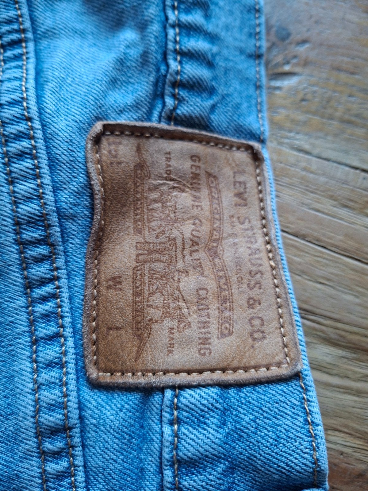levi's jeans, Blauw, Overige jeansmaten, Ophalen of Verzenden, Gedragen