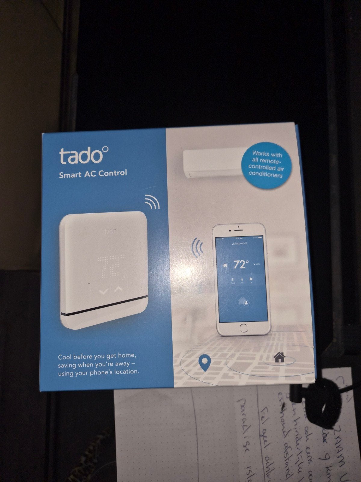 Tado Smart AC Control - Slimme airco bediening, Ophalen, Minder dan 60 m³, Nieuw, 3 snelheden of meer