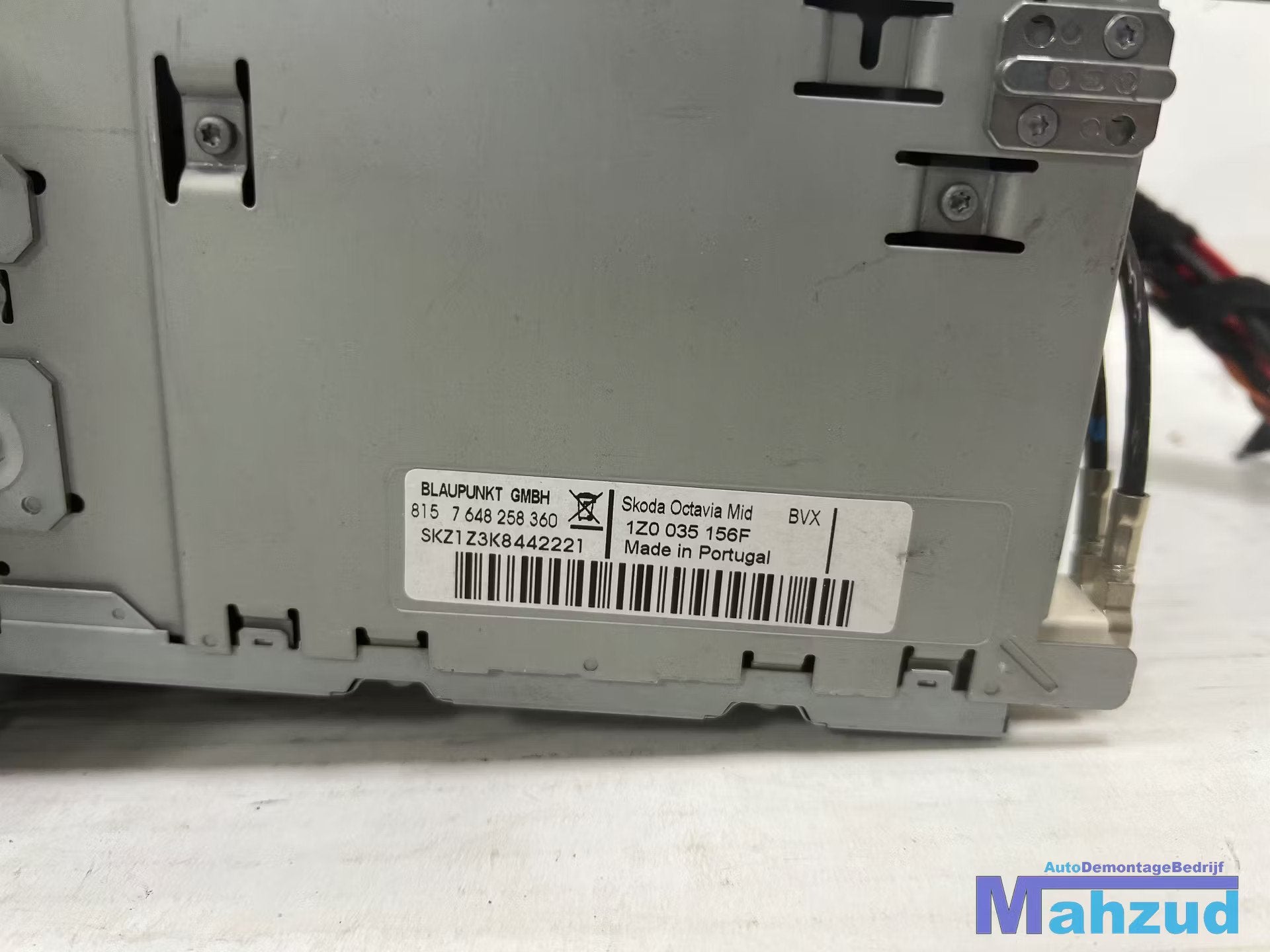 SKODA OCTAVIA 2 combi radio 2007-2013, Skoda, Skoda Auto a.s., Gebruikt, Infoline@skoda-auto.cz