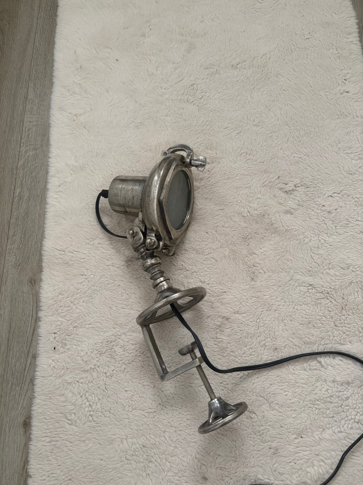 Industriële Tafelklem Lamp, Ophalen of Verzenden, Zo goed als nieuw, Metaal, Minder dan 50 cm