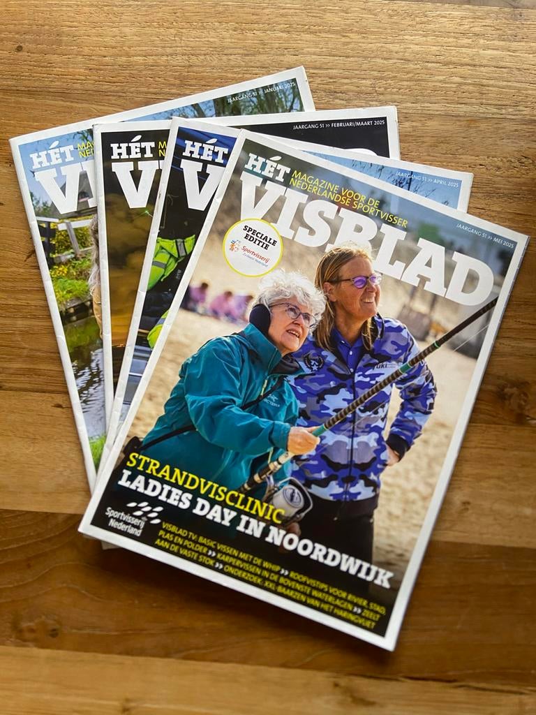 Het Visblad 4 stuks, Ophalen, Gelezen, Sport en Vrije tijd