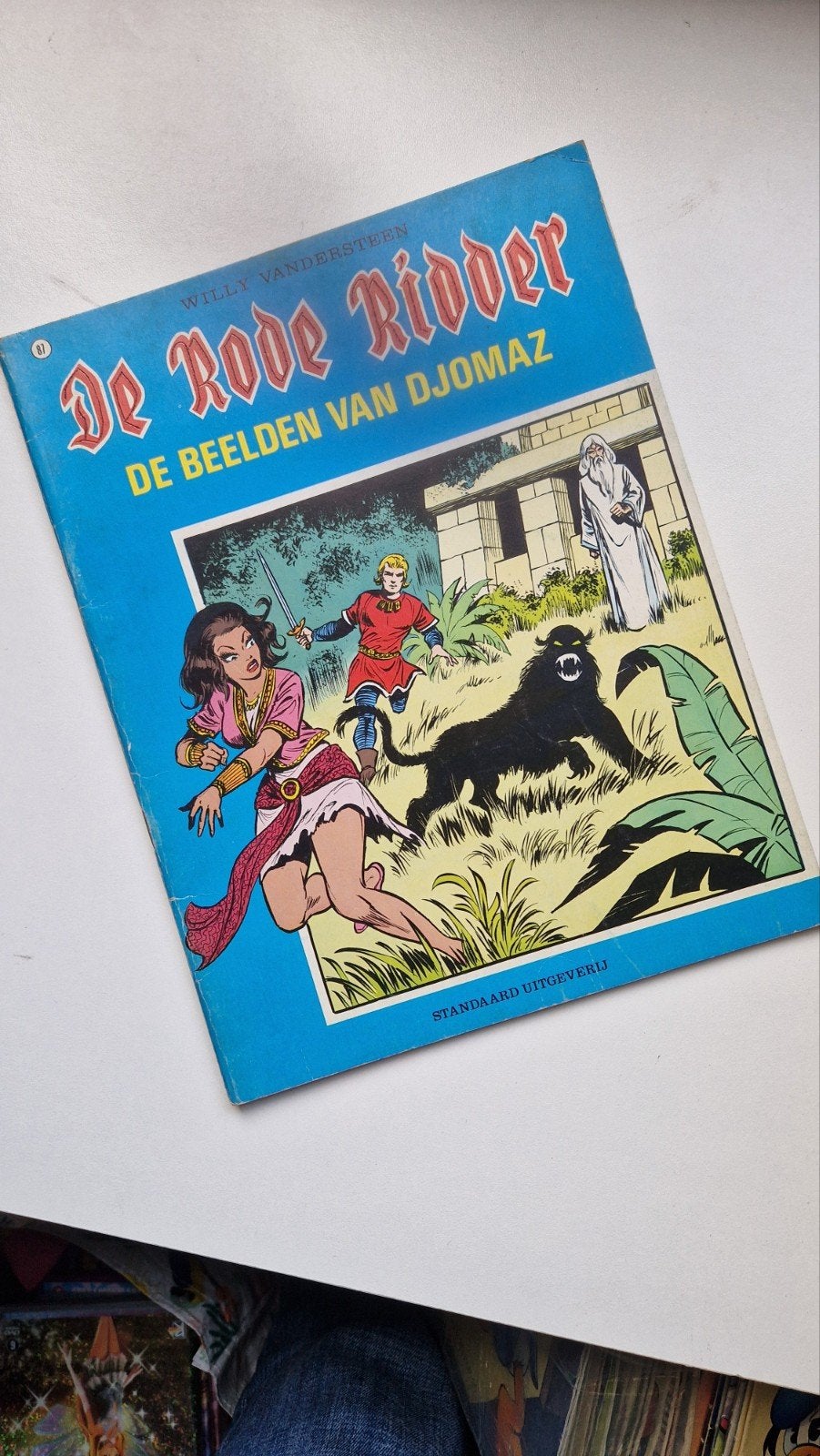 De Rode Ridder - De Beelden van Djomaz (nr. 11), Eén stripboek, Ophalen of Verzenden, Gelezen, Willy Vandersteen