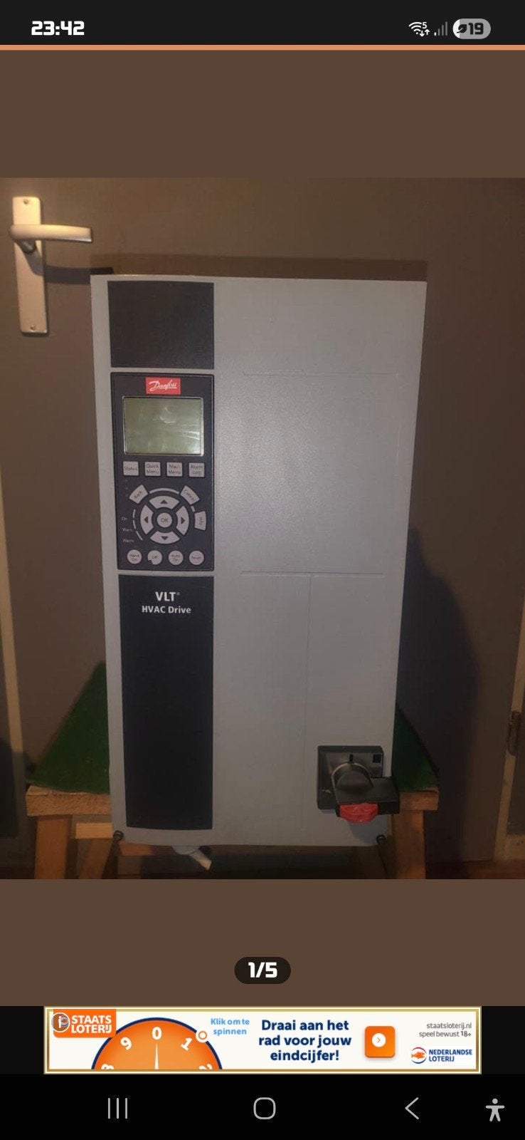 Danfoss VLT HVAC Drive, model FC-102P2K2T4E55H3XGX1XXS., Ophalen of Verzenden, Zo goed als nieuw