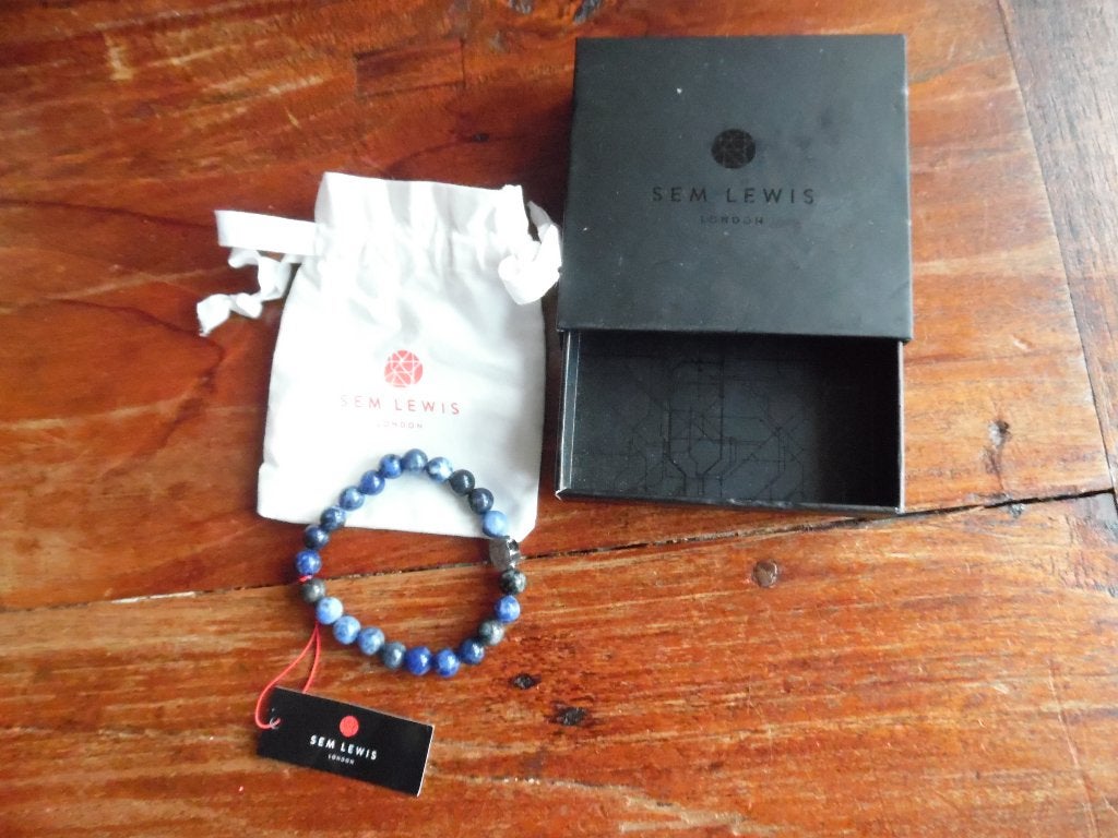Sem Lewis armband blauw nieuw voor man/jongen, Ophalen of Verzenden, Nieuw, Blauw, Overige materialen