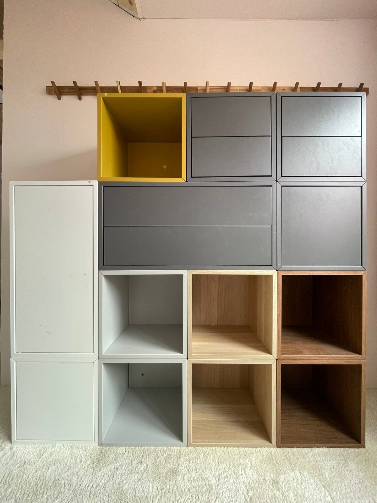 Eket kastjes Ikea, Huis en Inrichting, Ophalen, Gebruikt, Minder dan 150 cm, Minder dan 100 cm
