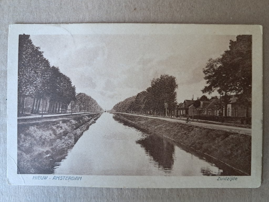Nieuw Amsterdam - Zuidzijde (1926), Verzenden, 1920 tot 1940, Gelopen, Drenthe