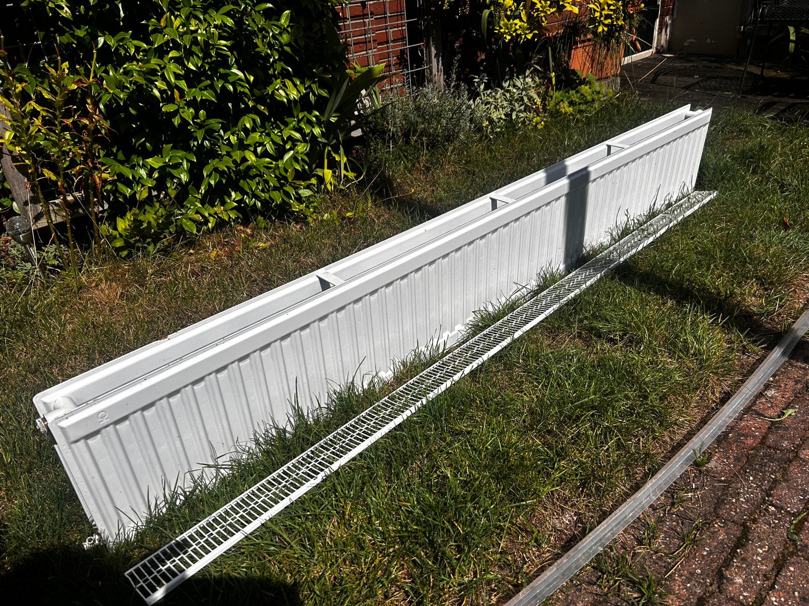 Radiator wit 200x30 cm, Ophalen, 30 tot 80 cm, Gebruikt, Radiator