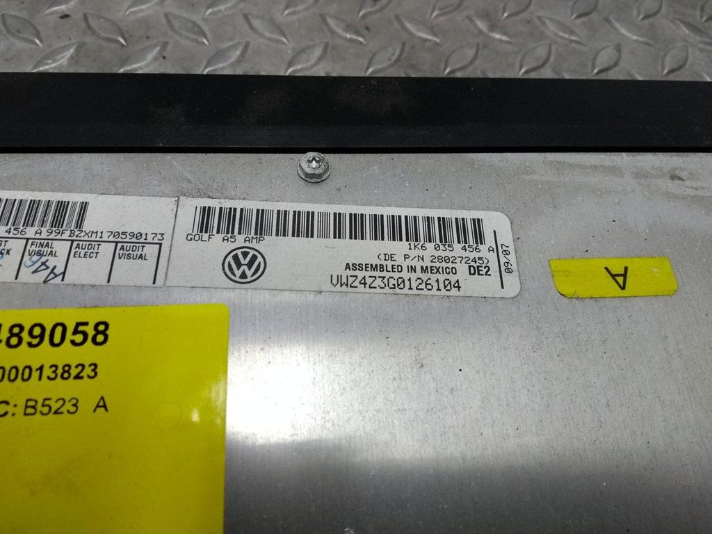 VOLKSWAGEN GOLF 2.0 TFSI GTI ED. 30 VERSTERKER UNIT AUDIO 20, Ophalen of Verzenden, Gebruikt, Stiba lid
