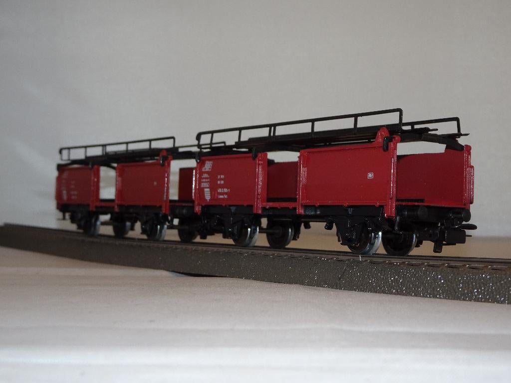 2 x Marklin autotransportwagon 4612 nieuw in OVP (#945), Hobby en Vrije tijd, Modeltreinen | H0, Wisselstroom, Ophalen of Verzenden