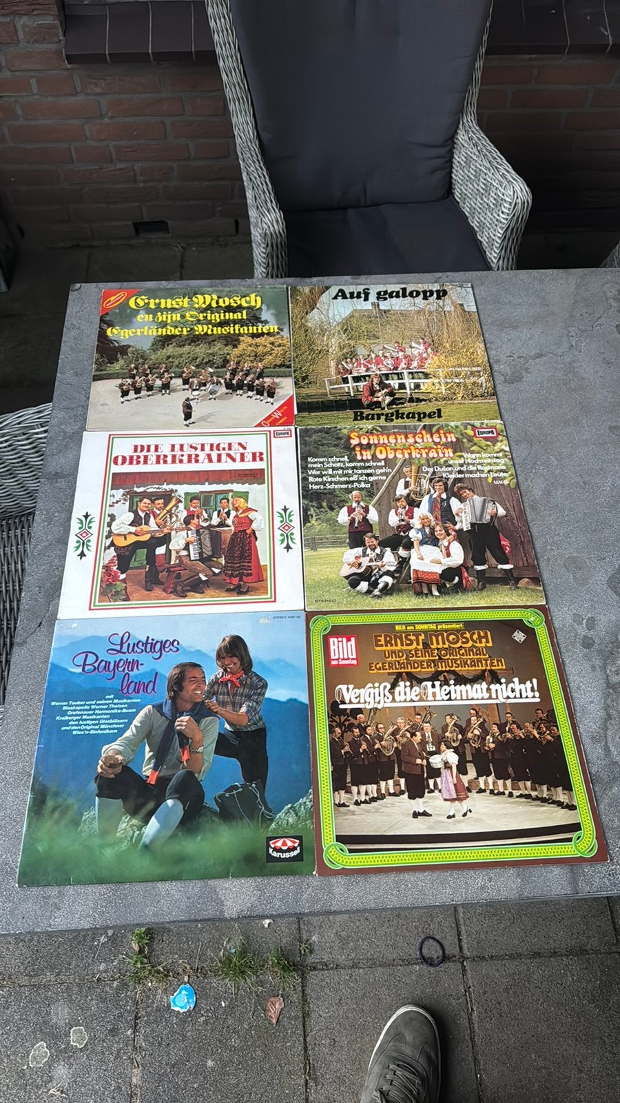Partij - polka,s vinyl LP,s - 14 stuks, Ophalen, Gebruikt, 12 inch, Levenslied of Smartlap
