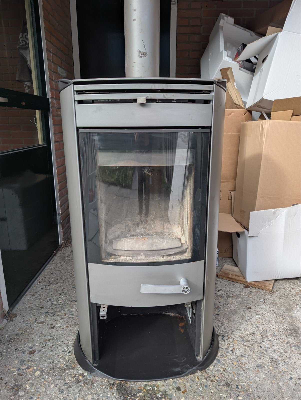 Rika Signum STM Houtkachel - 8,5 kW - Bouwjaar 2001, Huis en Inrichting, Ophalen, Gebruikt, Vrijstaande haard, Houthaard