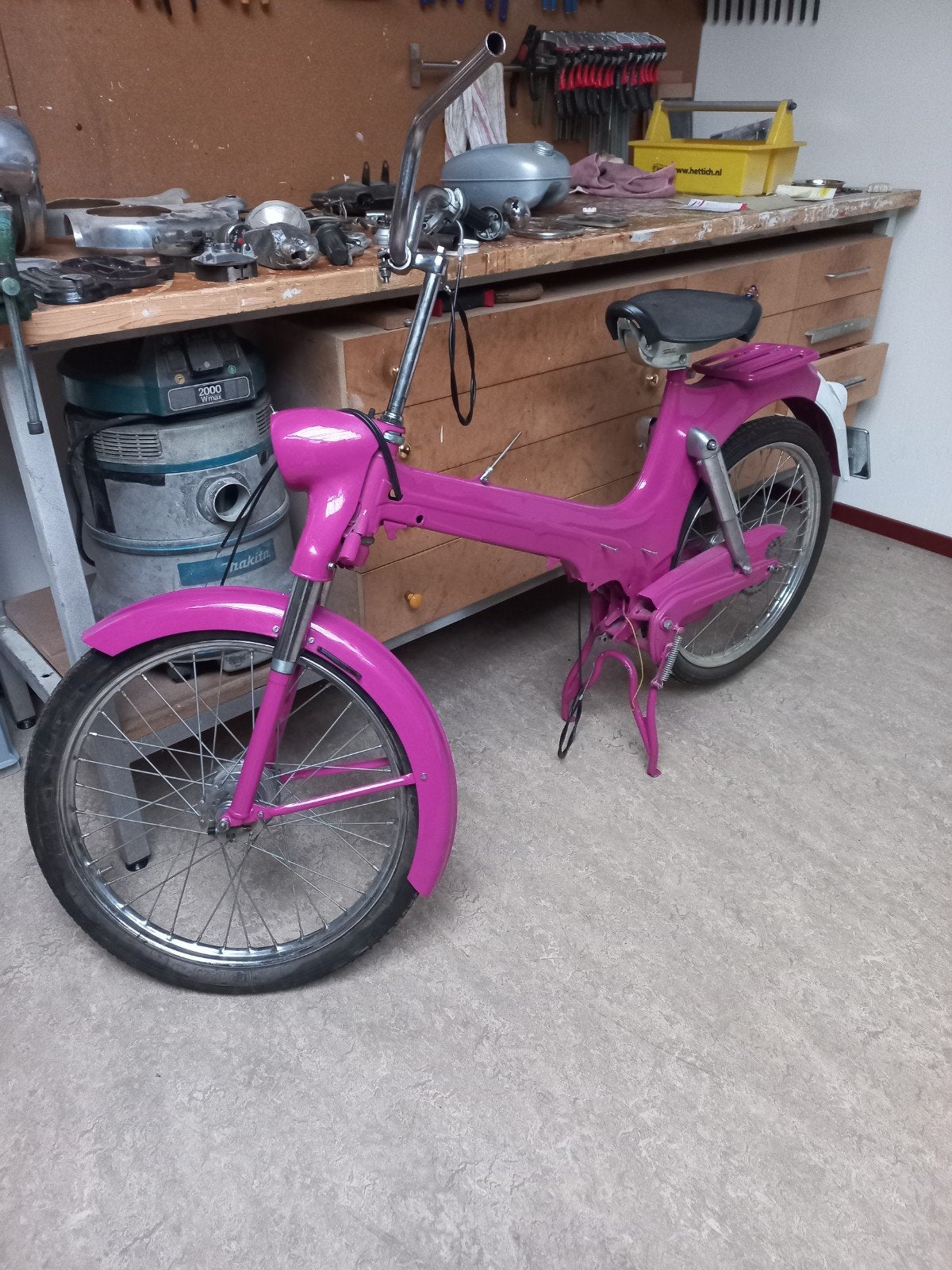 puch 1957 MS50V project met kenteken en gereviseerde moter., Fietsen en Brommers, Brommers | Puch, Ophalen, Gebruikt, Overige modellen